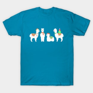 Christmas Alpacas T-Shirt